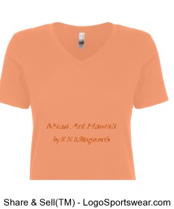 Next Level Ladies' Ideal V T-Shirt Design Zoom